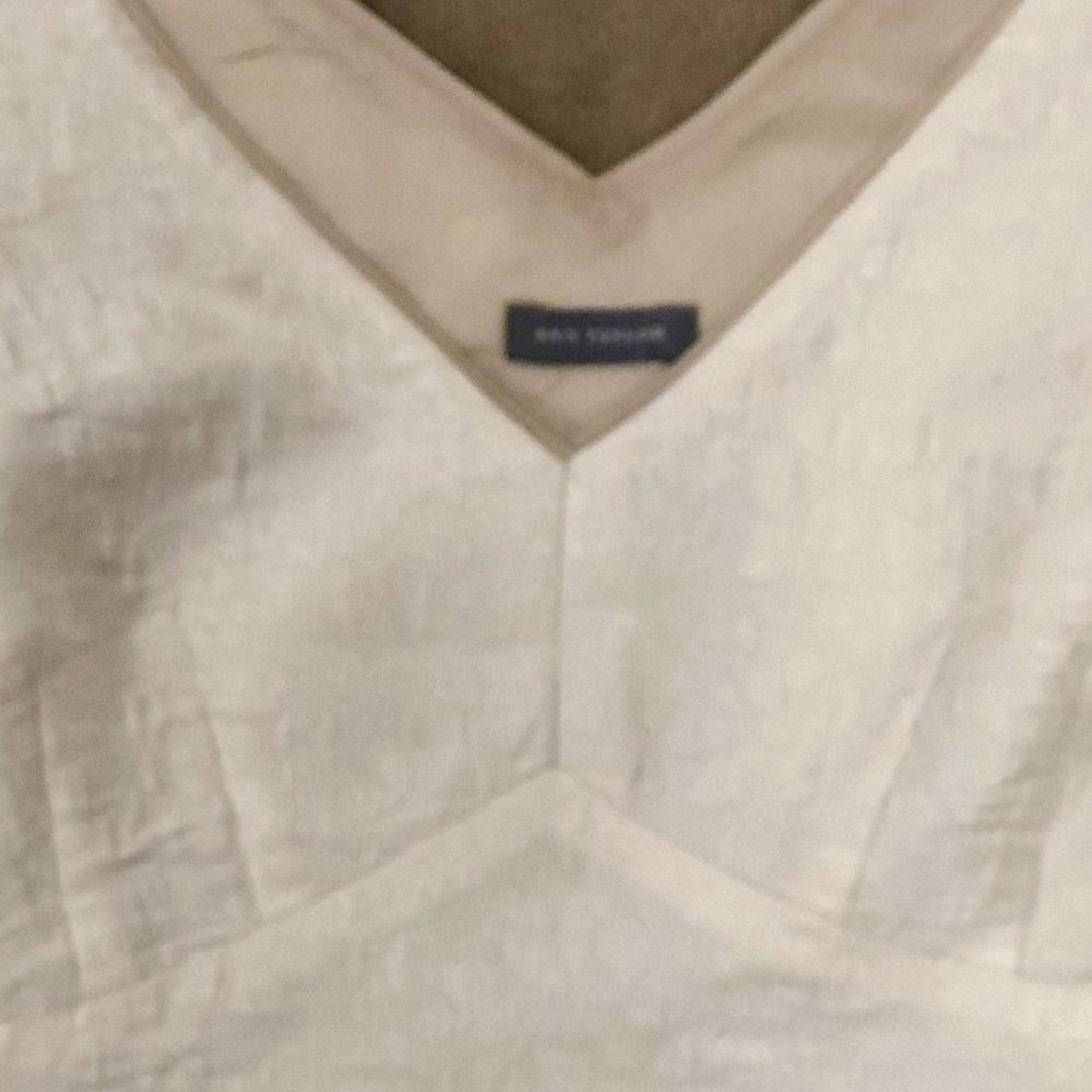 Ann Taylor Silk Form Fitting Shell - image 5